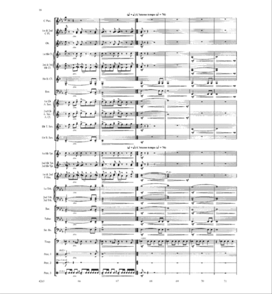 River of Life River of Life Concert Band scores gallery preview page 15