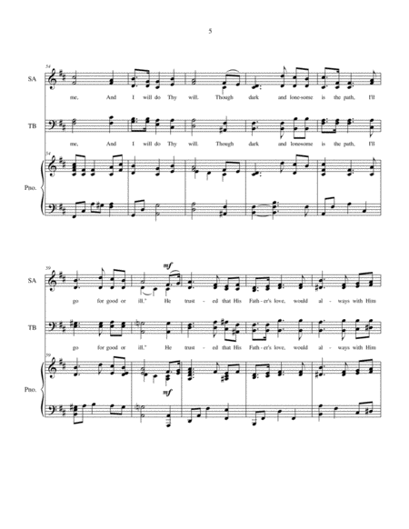 Here Am I, Send Me - SATB choir with piano accompaniment image number null