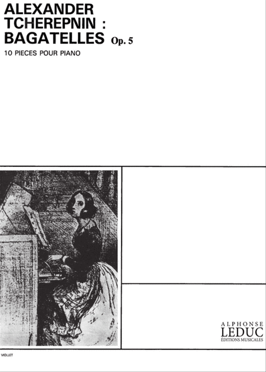 Bagatelles Op5 -10 Pieces Piano Solo scores gallery preview page 1
