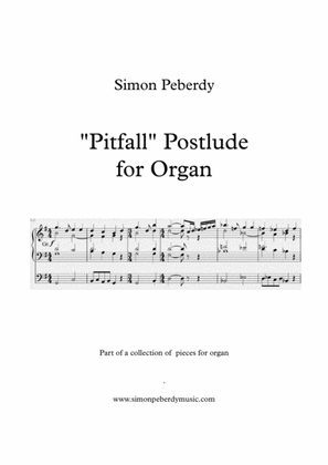 Book cover for Organ "Pitfall"Postlude