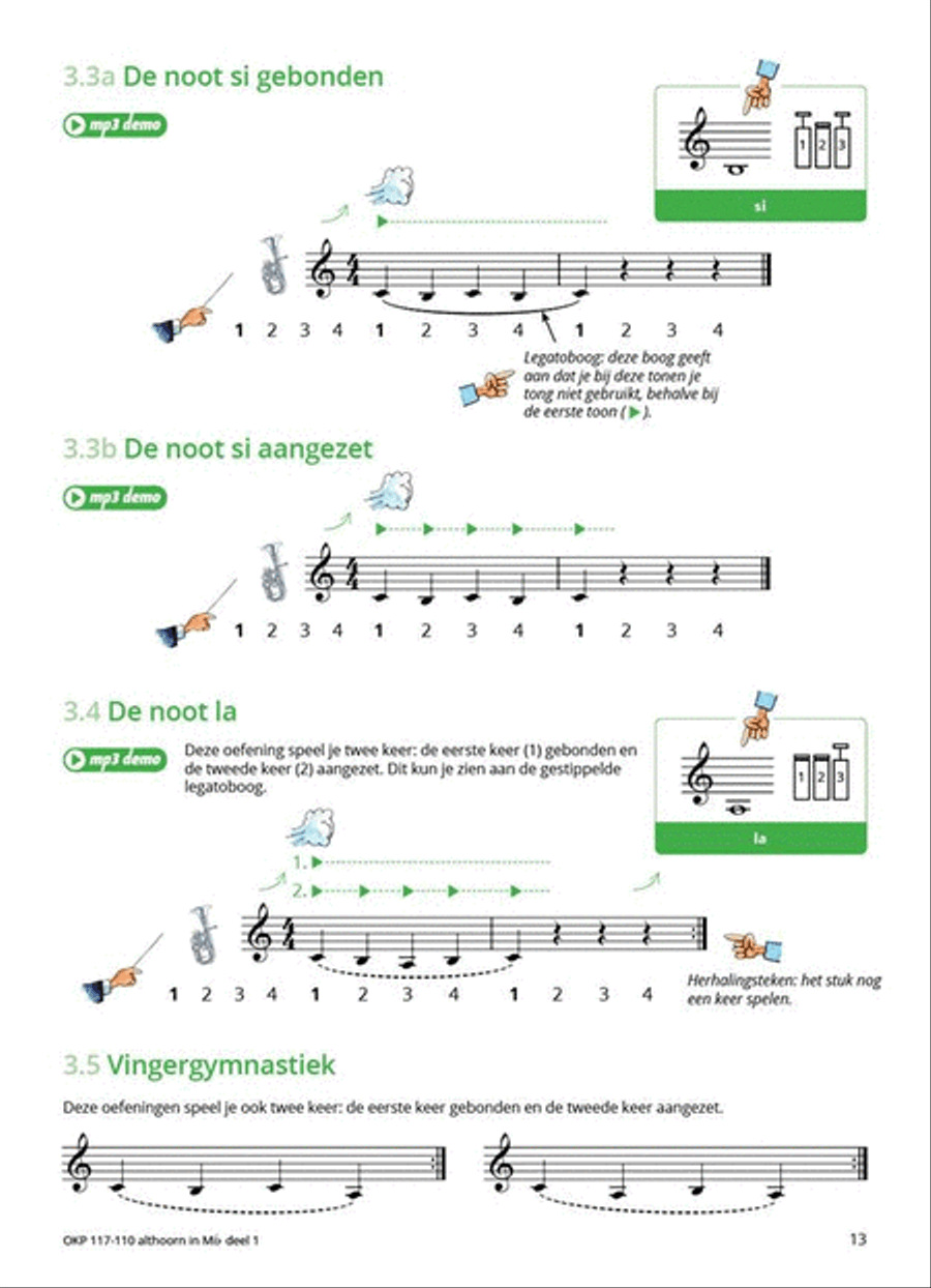 Samen Leren Samenspelen Vlaams Deel 1 Horn scores gallery preview page 6