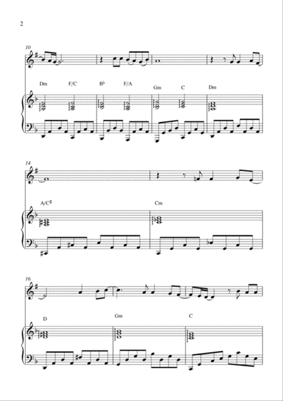 Tears In Heaven Tenor Saxophone scores gallery preview page 2
