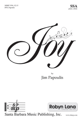 Book cover for Joy - SSA Octavo