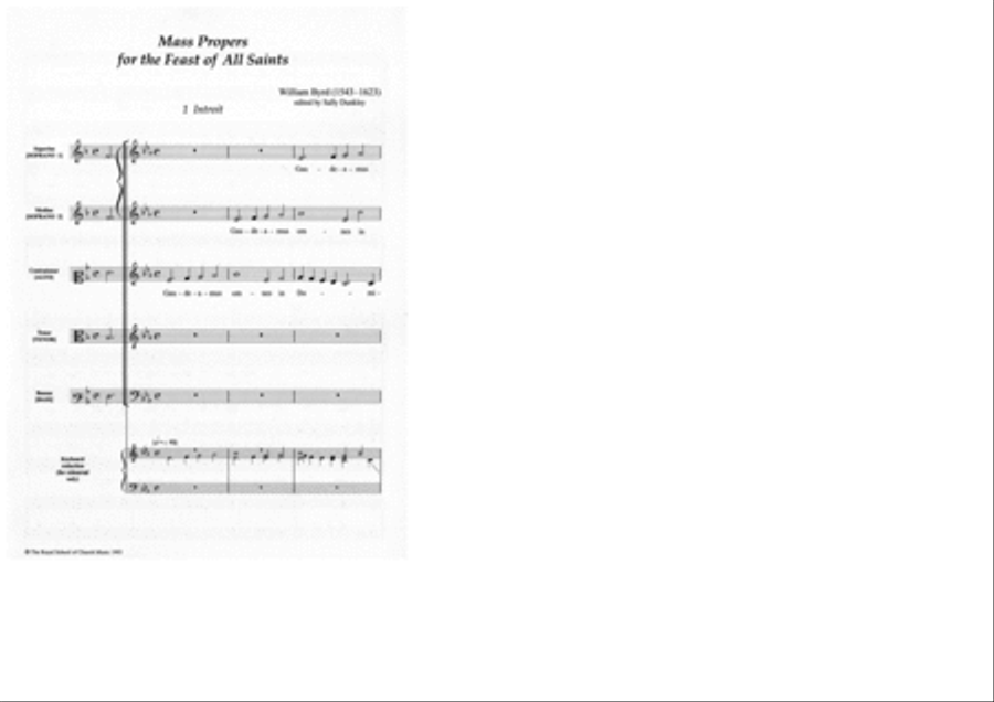 Four Motets for All Saints SSATB scores gallery preview page 2