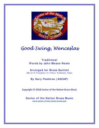 Book cover for Good Swing, Wenceslas