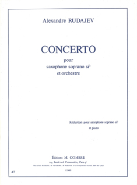 Concerto pour saxophone soprano Op. 125