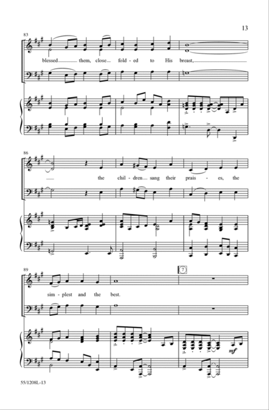 No Greater Love Choir scores gallery preview page 13