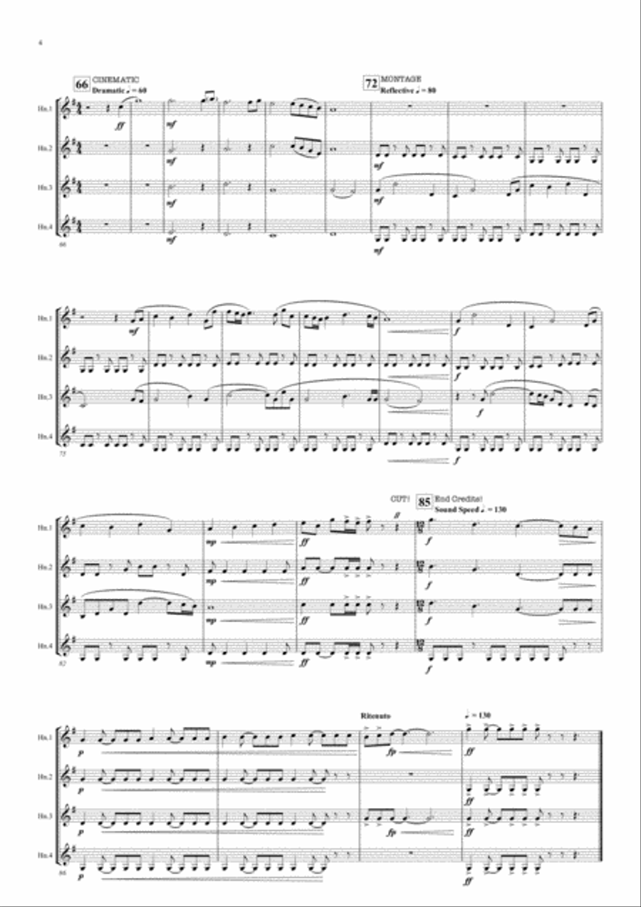 Hollywood Brass Ensemble scores gallery preview page 6