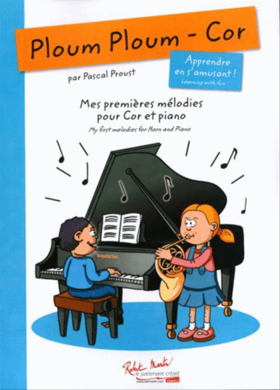 Ploum ploum, pour cor Ploum ploum, pour cor Horn scores gallery preview page 1