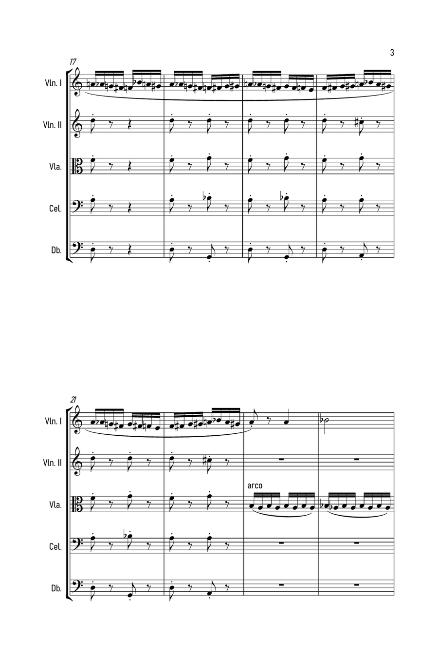 Flight Of The Bumblebee Flight Of The Bumblebee String Quintet scores gallery preview page 4