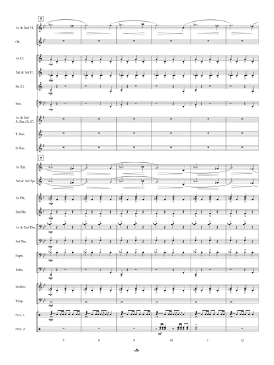 The Symphony of Souls The Symphony of Souls Concert Band scores gallery preview page 7