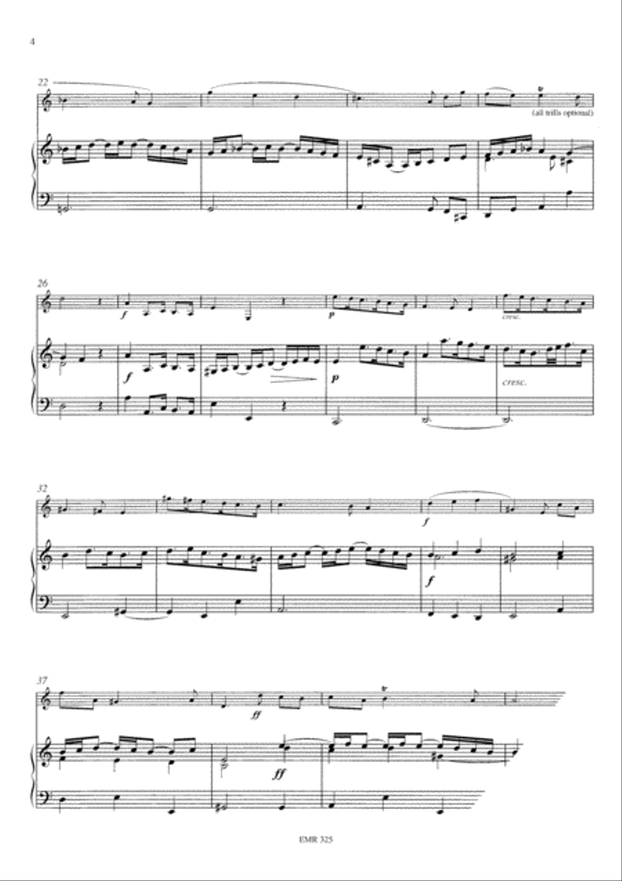 Sonata No. 3 Bassoon Solo scores gallery preview page 4