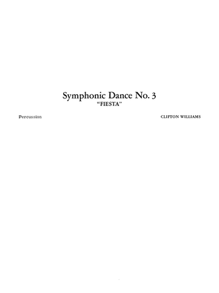 Symphonic Dance No. 3 ("Fiesta"): 1st Percussion