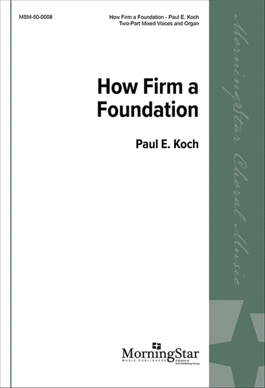 How Firm a Foundation 2-Part scores gallery preview page 1