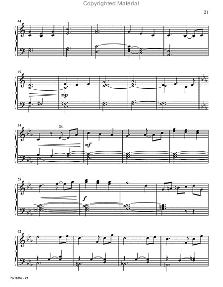 Easy Organ Library, Vol. 56 Organ Solo scores gallery preview page 12