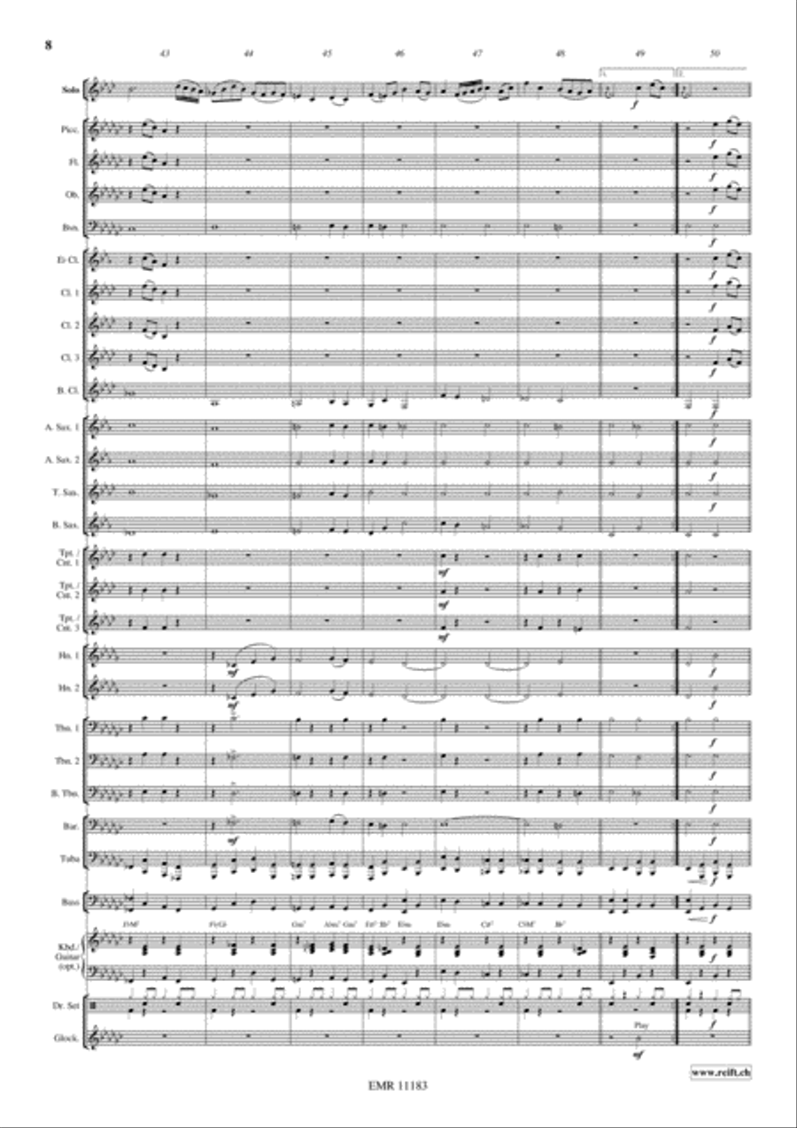 Badinerie Concert Band scores gallery preview page 9