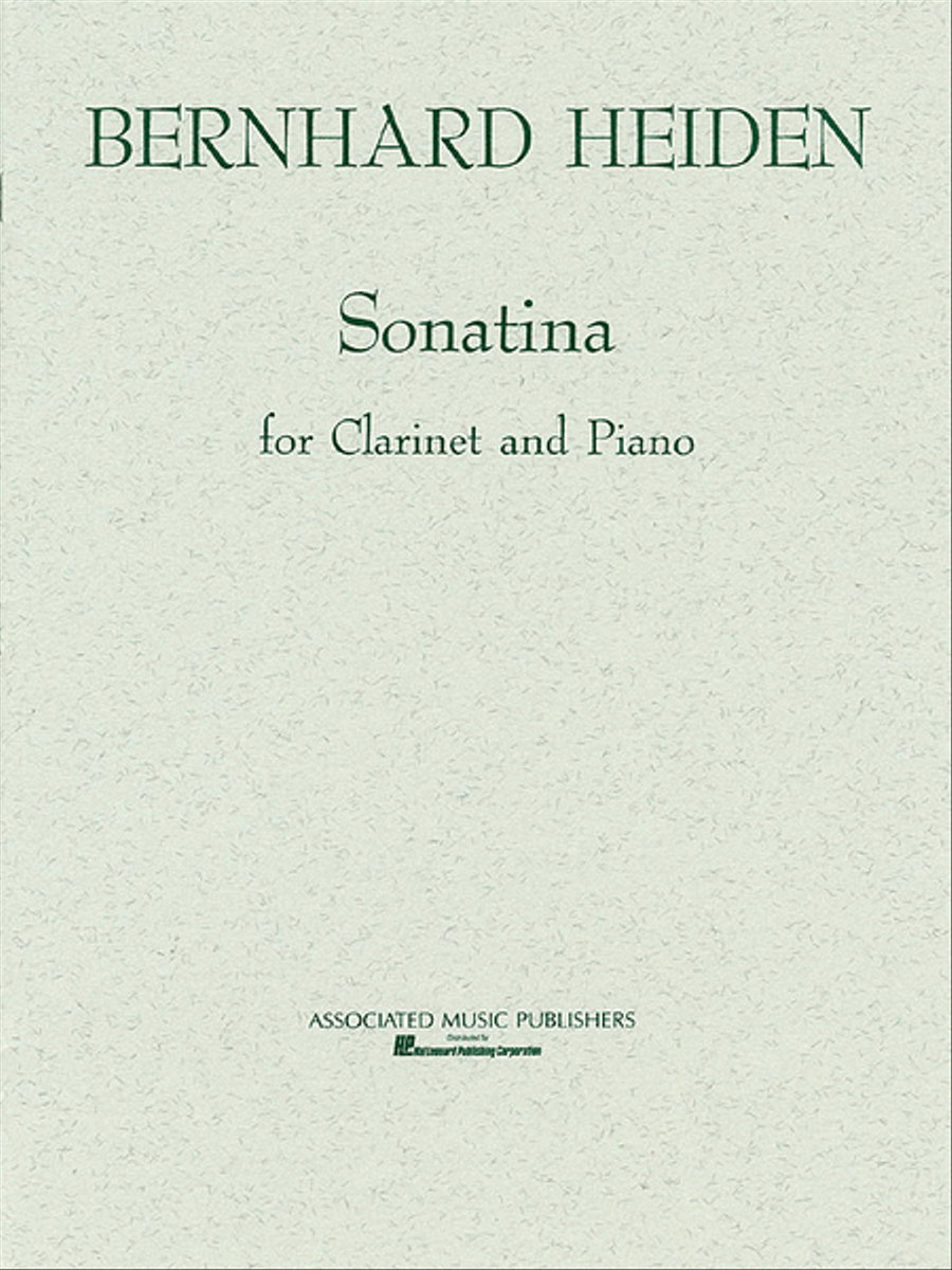 Sonatina Clarinet Solo scores gallery preview page 1