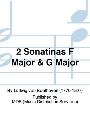 Book cover for 2 Sonatinas F Major & G Major