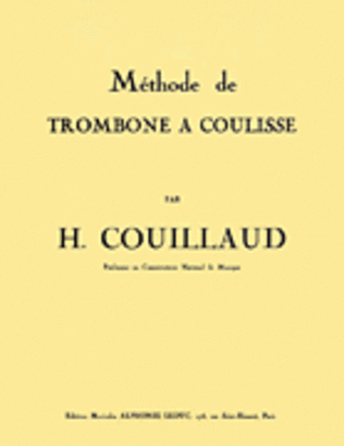 Book cover for Methode de Trombone a Coulisse