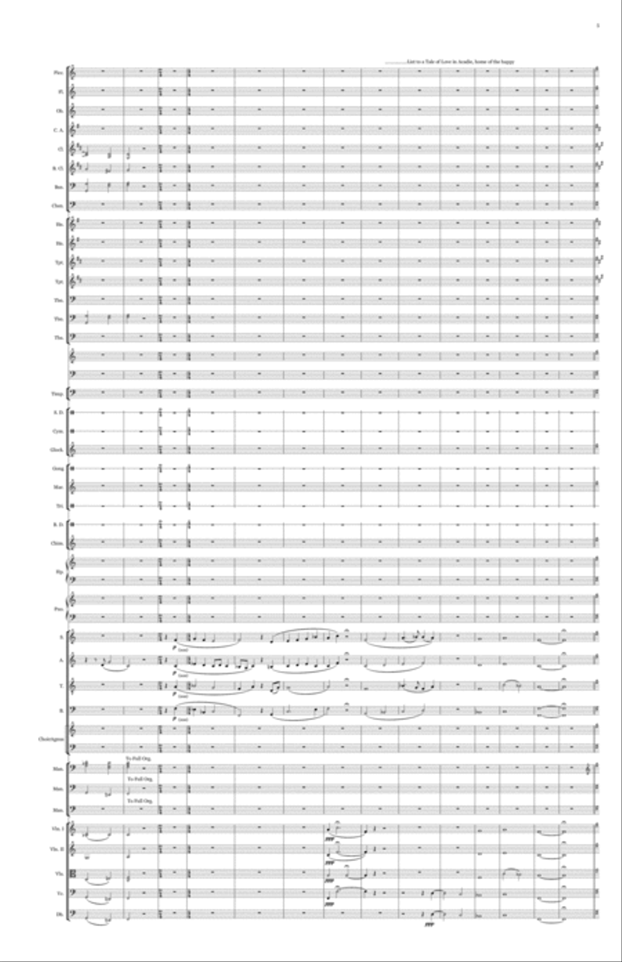 Evangeline – Complete Score Divisi scores gallery preview page 5
