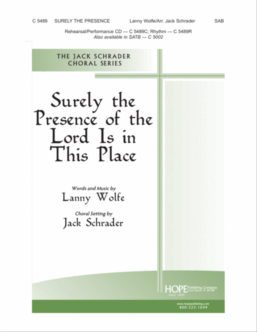 Surely the Presence of the Lord Choir scores gallery preview page 1