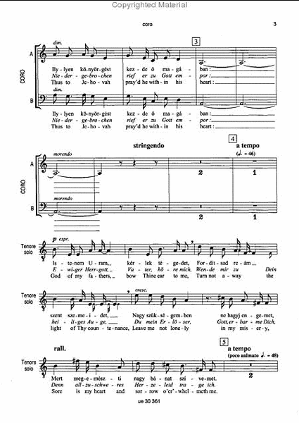 Psalmus Hungaricus, Chorus & S