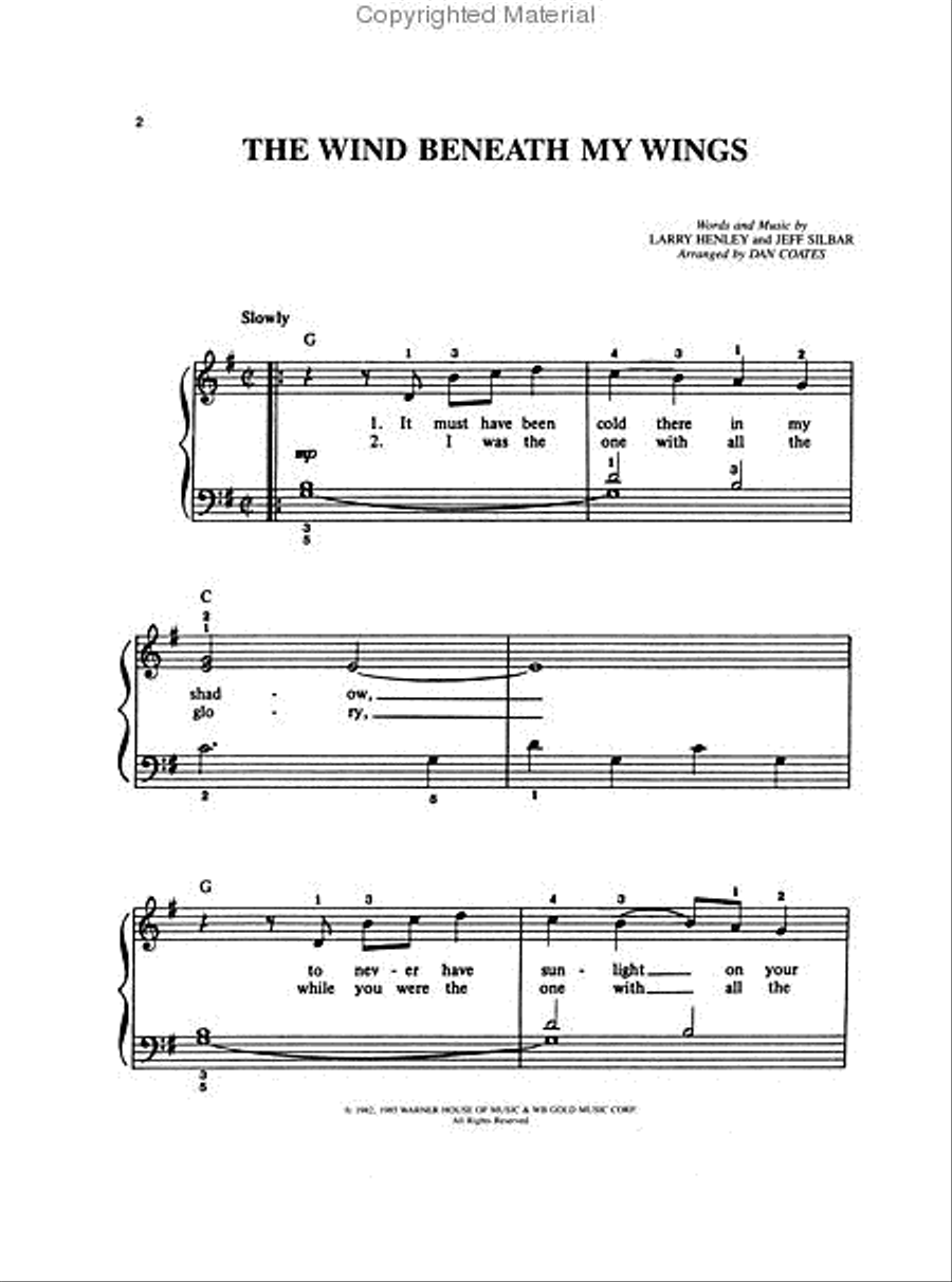 The Wind Beneath My Wings (from Beaches) Small Ensemble scores gallery preview page 2