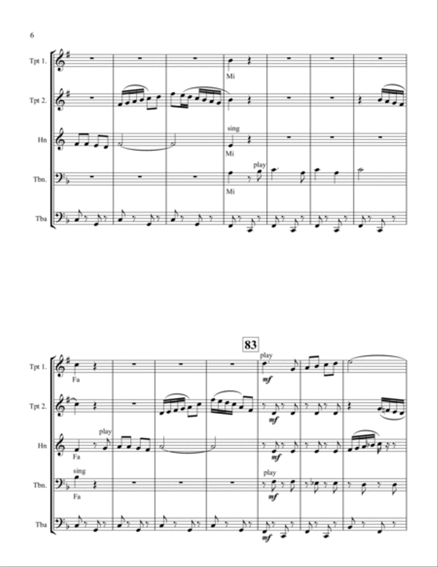 Do-Re-Mi School and Community scores gallery preview page 6