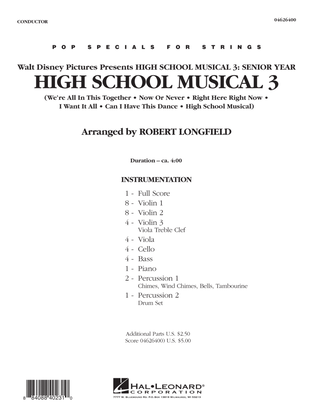 Book cover for High School Musical 3 - Full Score