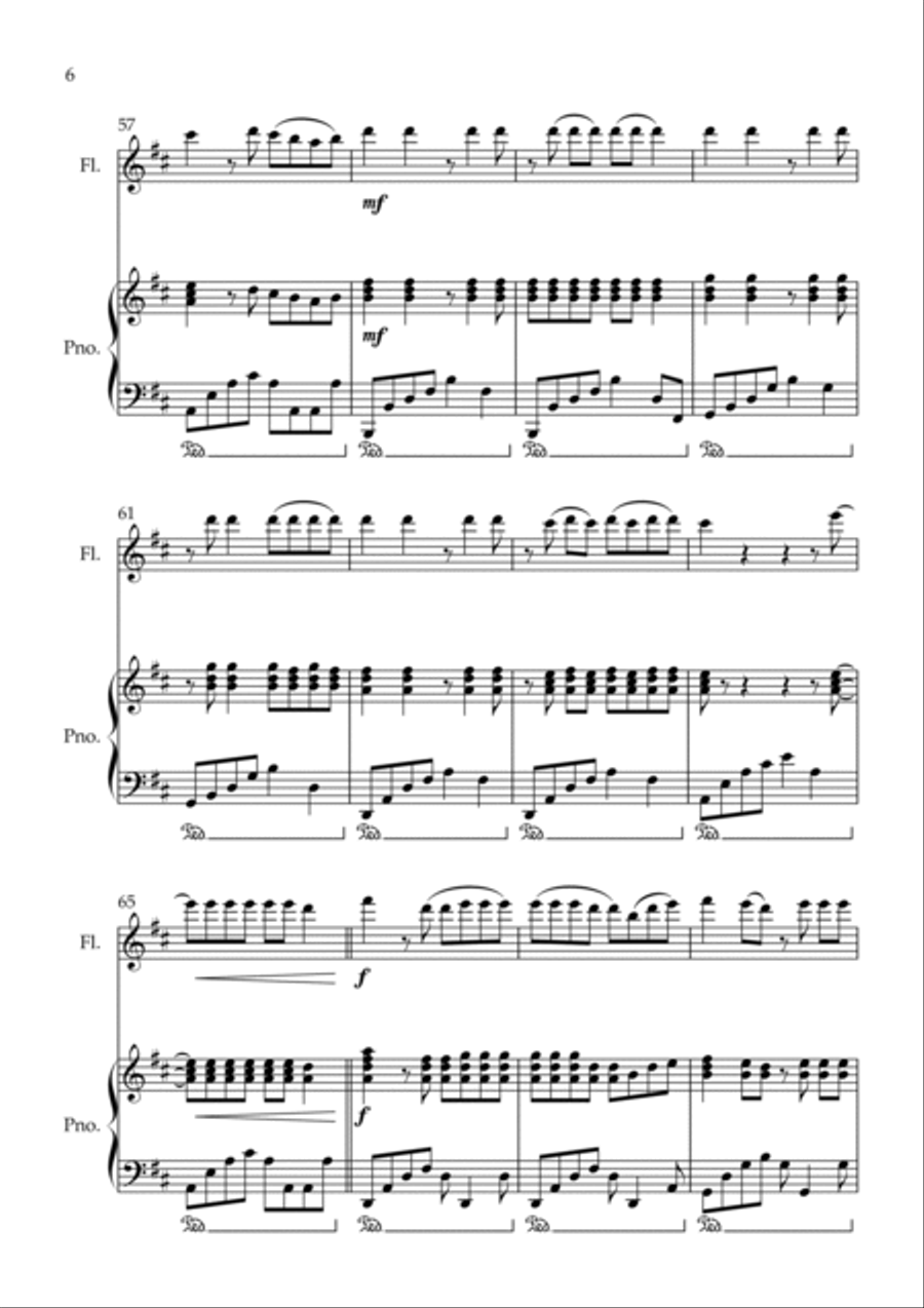 Shivers Flute Solo scores gallery preview page 6