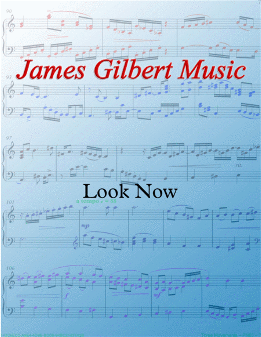 Look Now Organ Solo scores gallery preview page 1