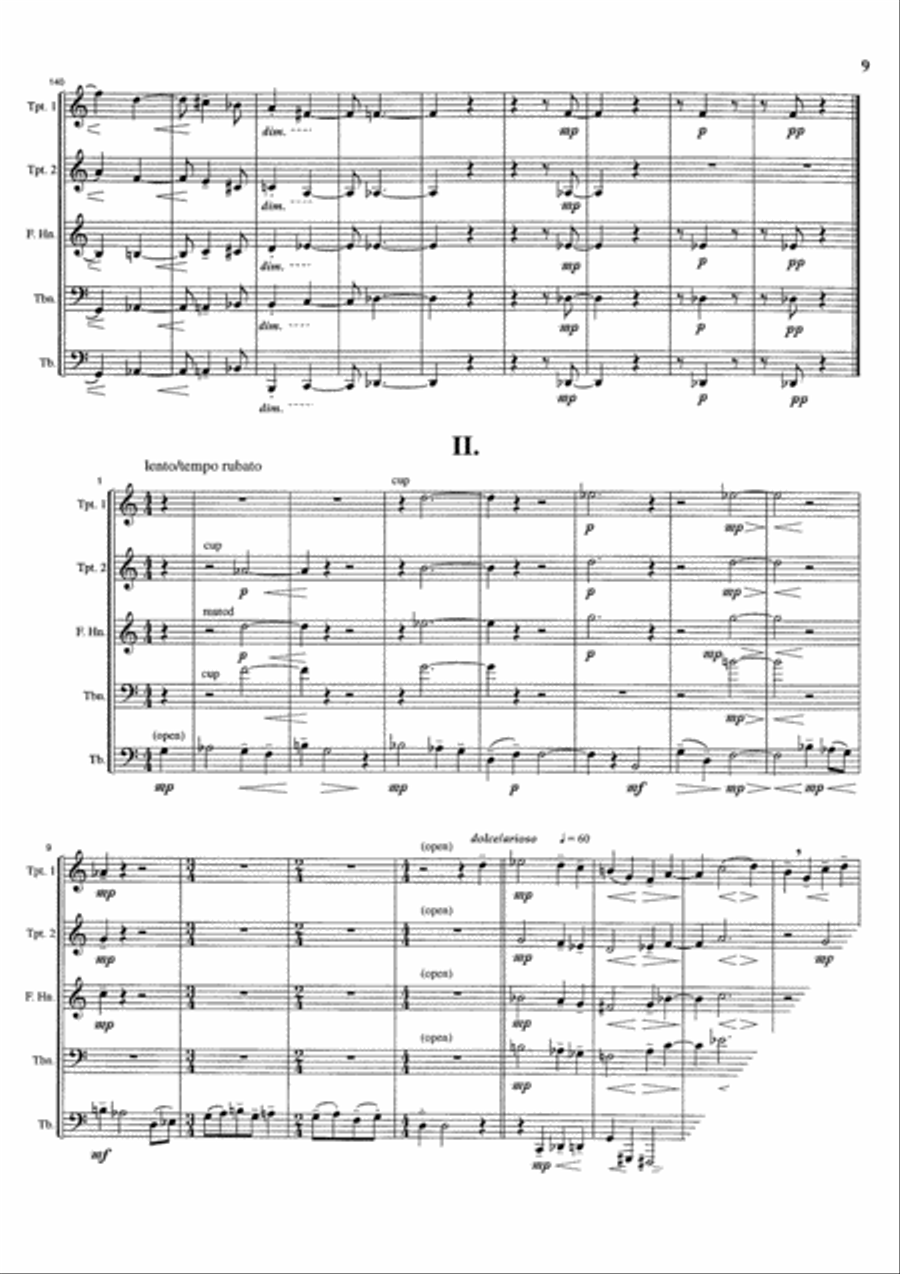 Brass Quintet Brass Quintet Brass Ensemble scores gallery preview page 4