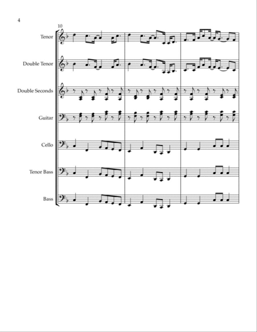 Caribbean Medley Percussion Ensemble scores gallery preview page 4