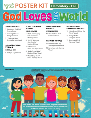 God Loves the World (Fall) Elementary Poster Kit