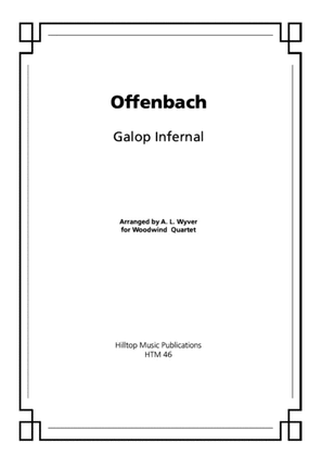 Book cover for Galop Infernal arr. woodwind quartet
