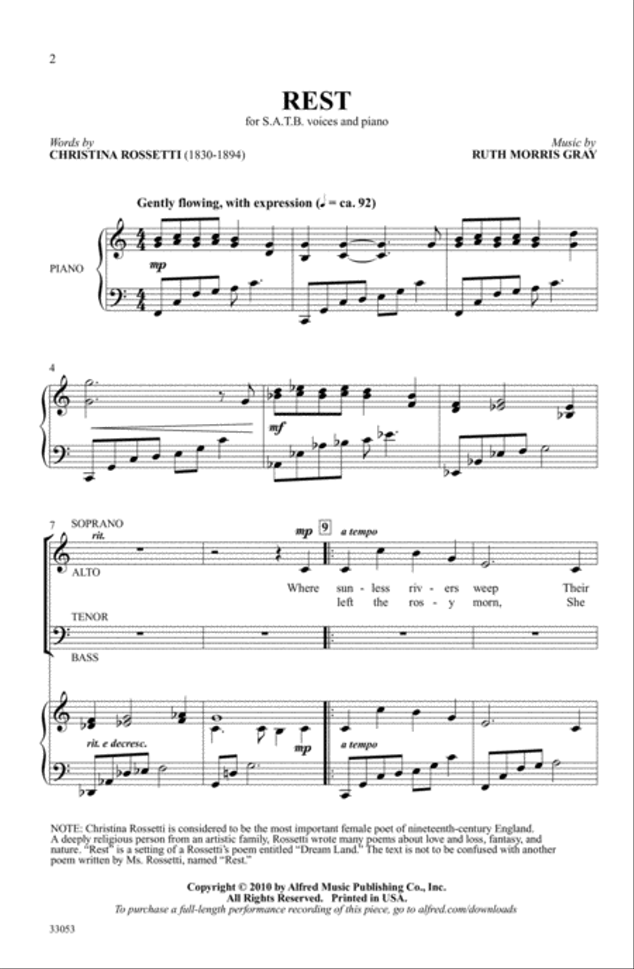 Rest 4-Part scores gallery preview page 1