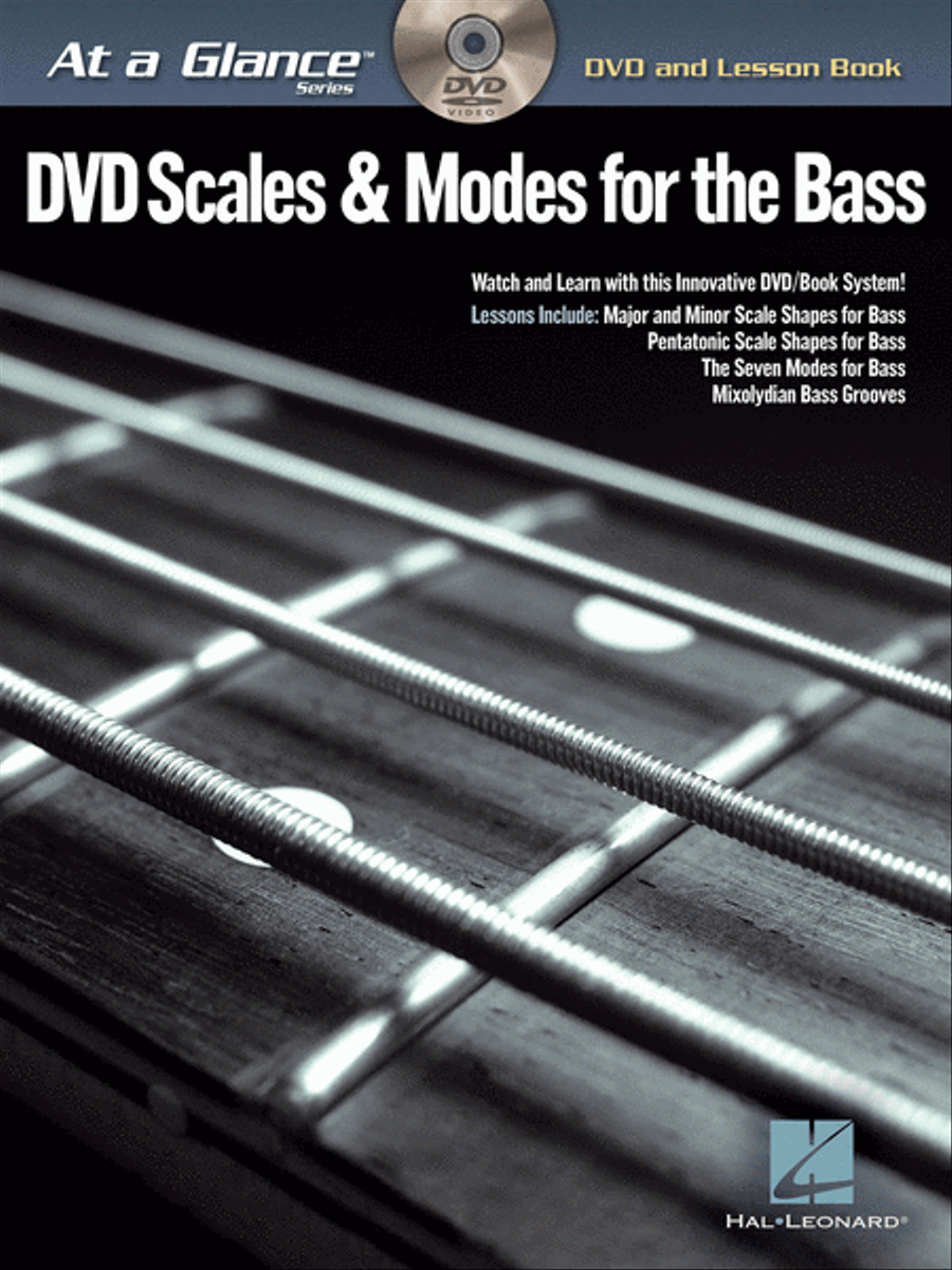 Scales & Modes for Bass – At a Glance Bass Guitar Tablature scores gallery preview page 1