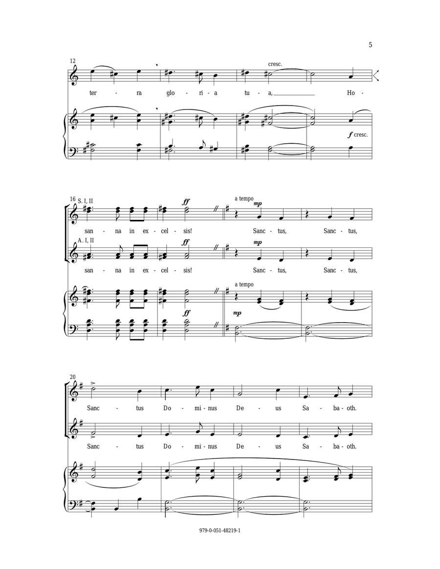 Healing The Brokenhearted (A Requiem Missa Brevis) SSA scores gallery preview page 5