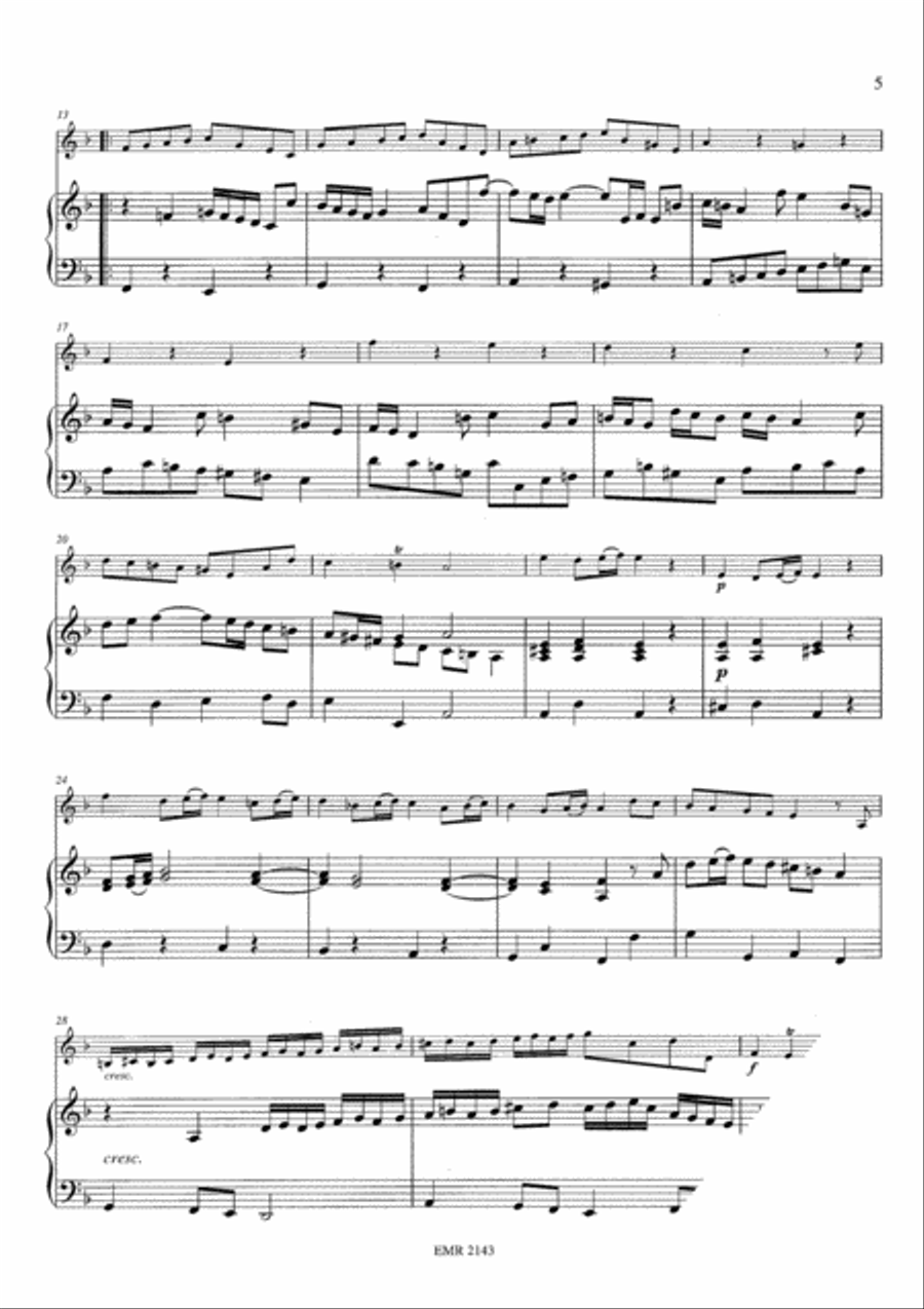Sonata No. 5 in D minor Organ scores gallery preview page 5
