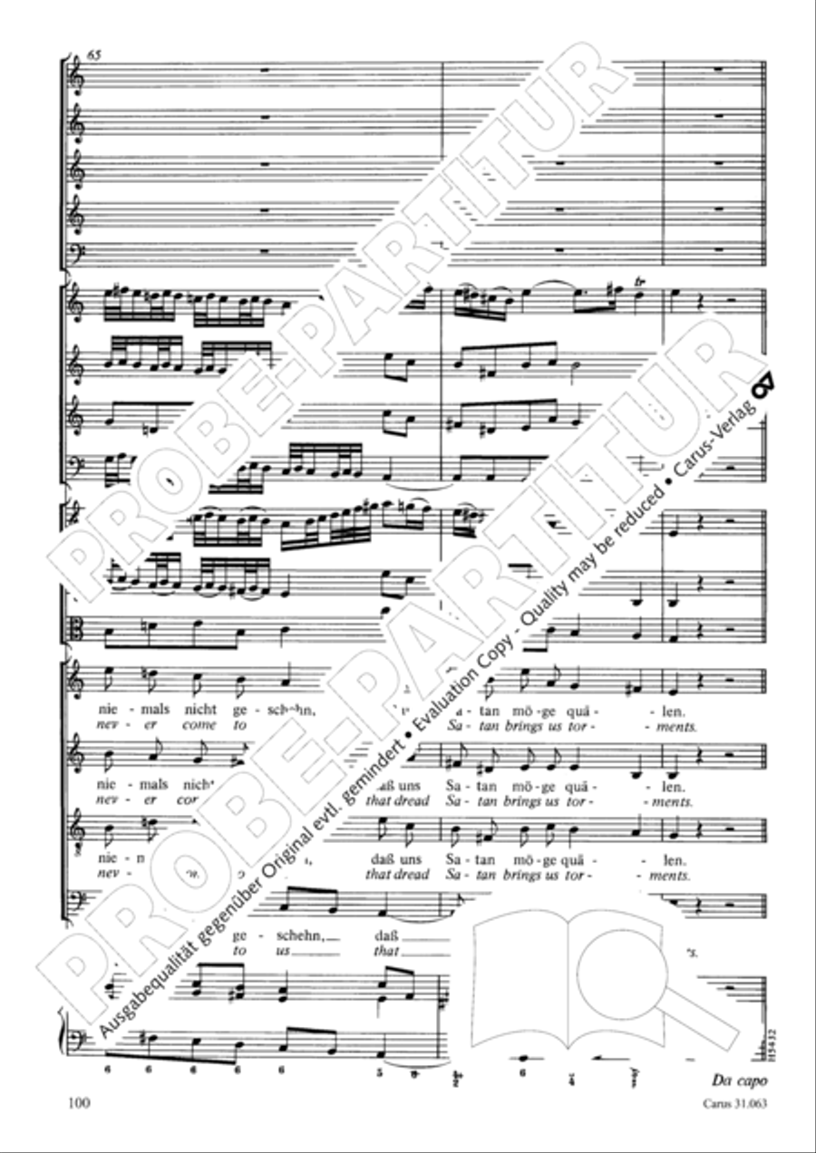 Christians, etch this blessed day (Christen, atzet diesen Tag) 4-Part scores gallery preview page 101