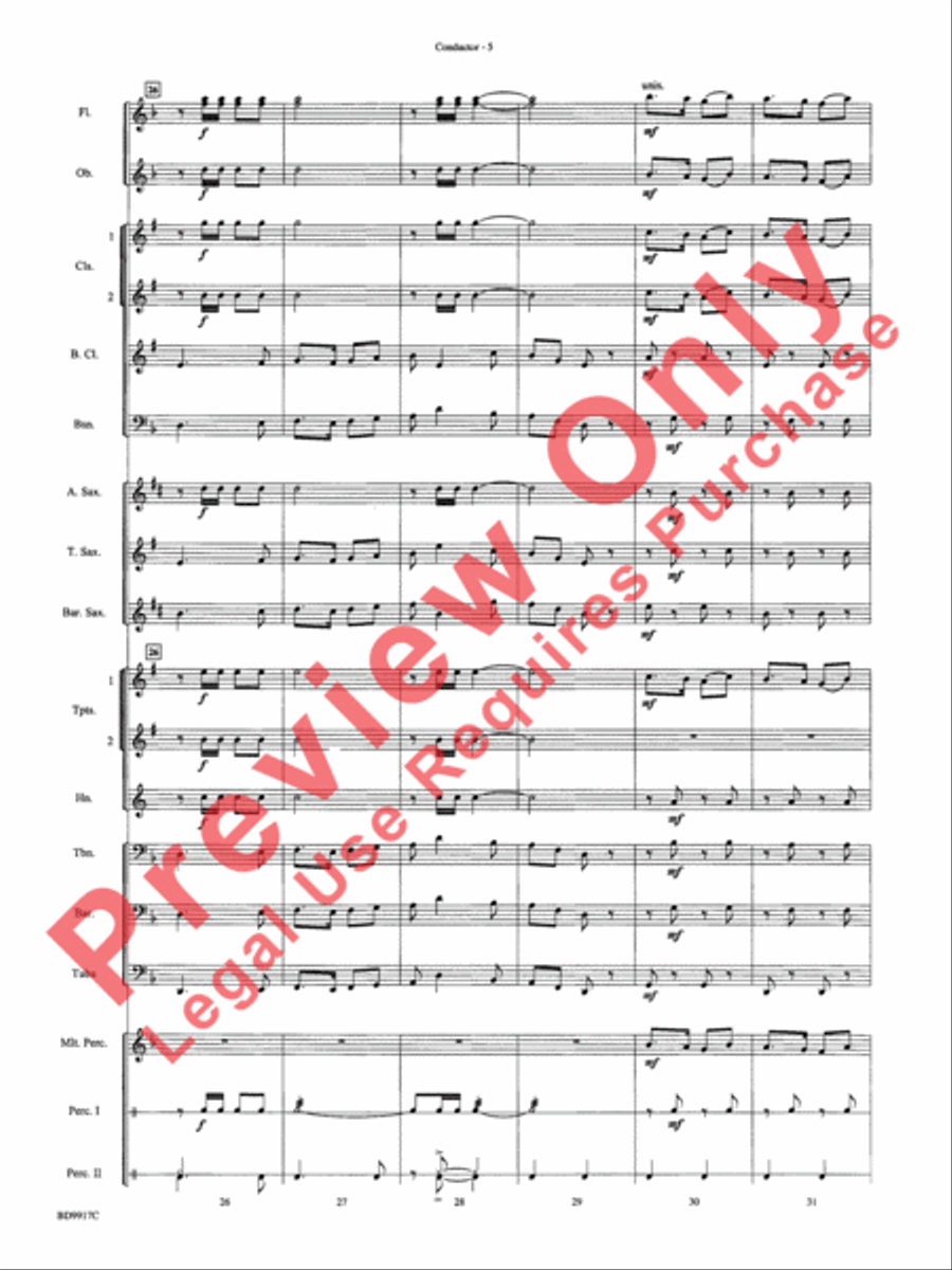 Barnum and Bailey's Favorite Concert Band scores gallery preview page 8