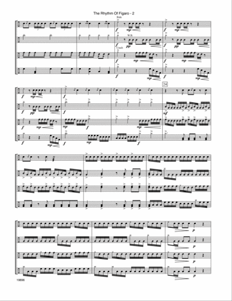 Rhythm Of Figaro, The Rhythm Of Figaro, The Snare Drum scores gallery preview page 3