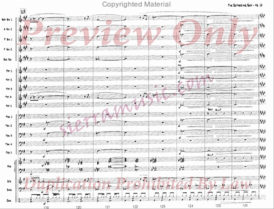 The Gathering Sky Jazz Ensemble scores gallery preview page 17