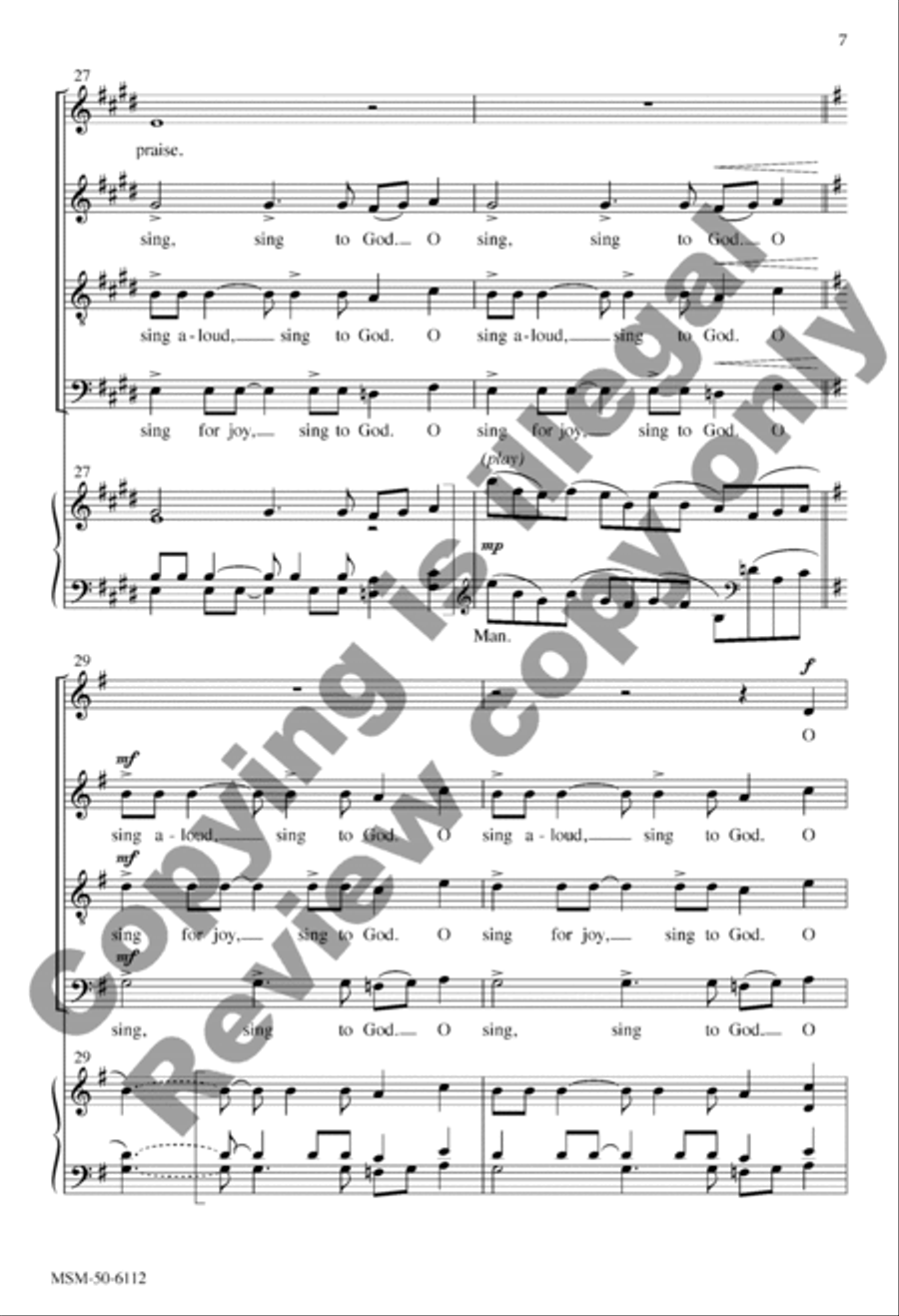 Raise a Song Divisi scores gallery preview page 7