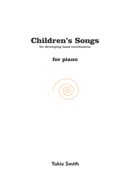 Children's Songs - for developing hand coordination - for piano
