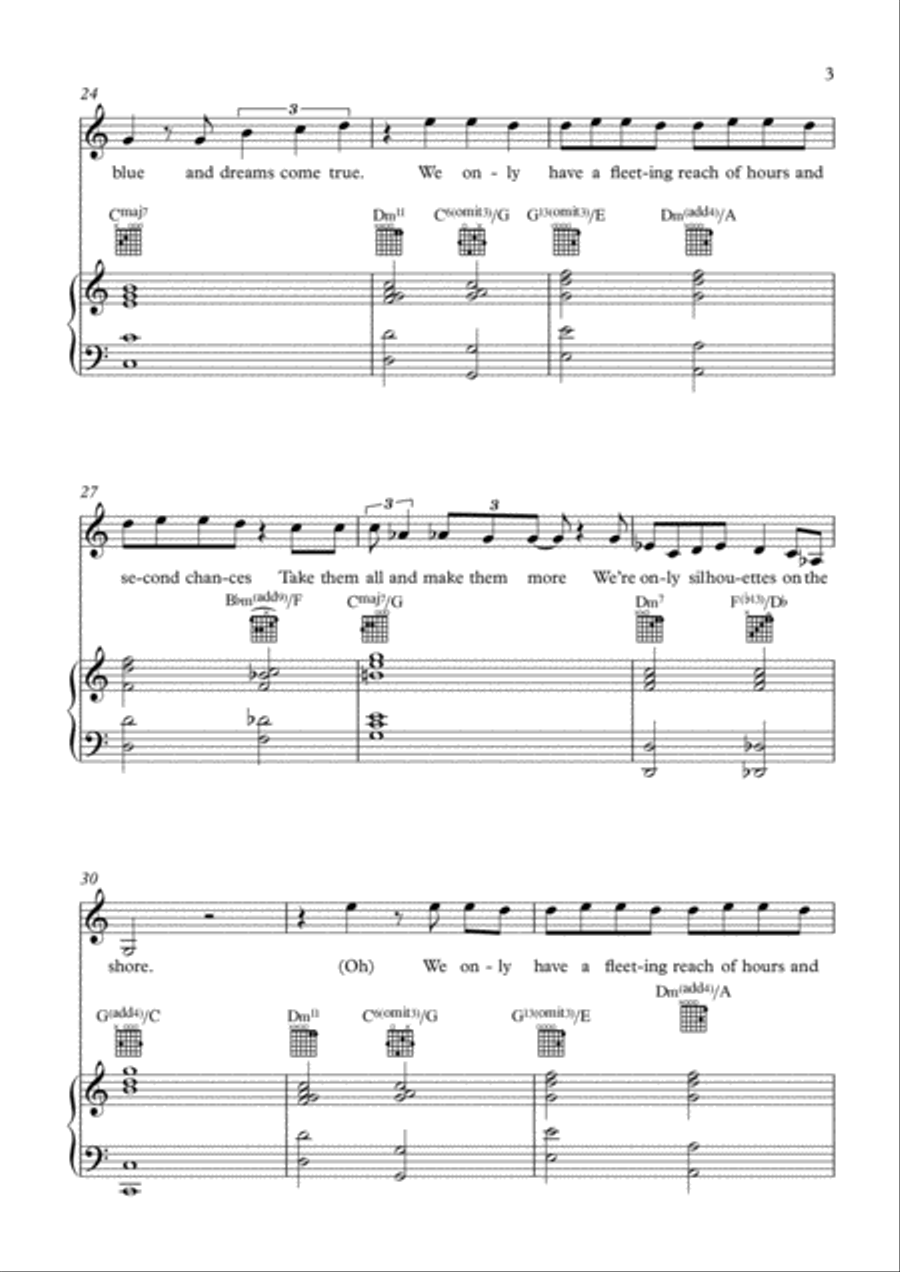 Silhouettes in the Sand Voice scores gallery preview page 3