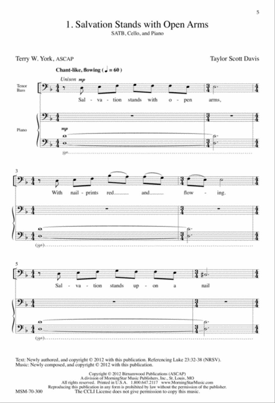 Return to Me (Choral Score) 4-Part scores gallery preview page 5