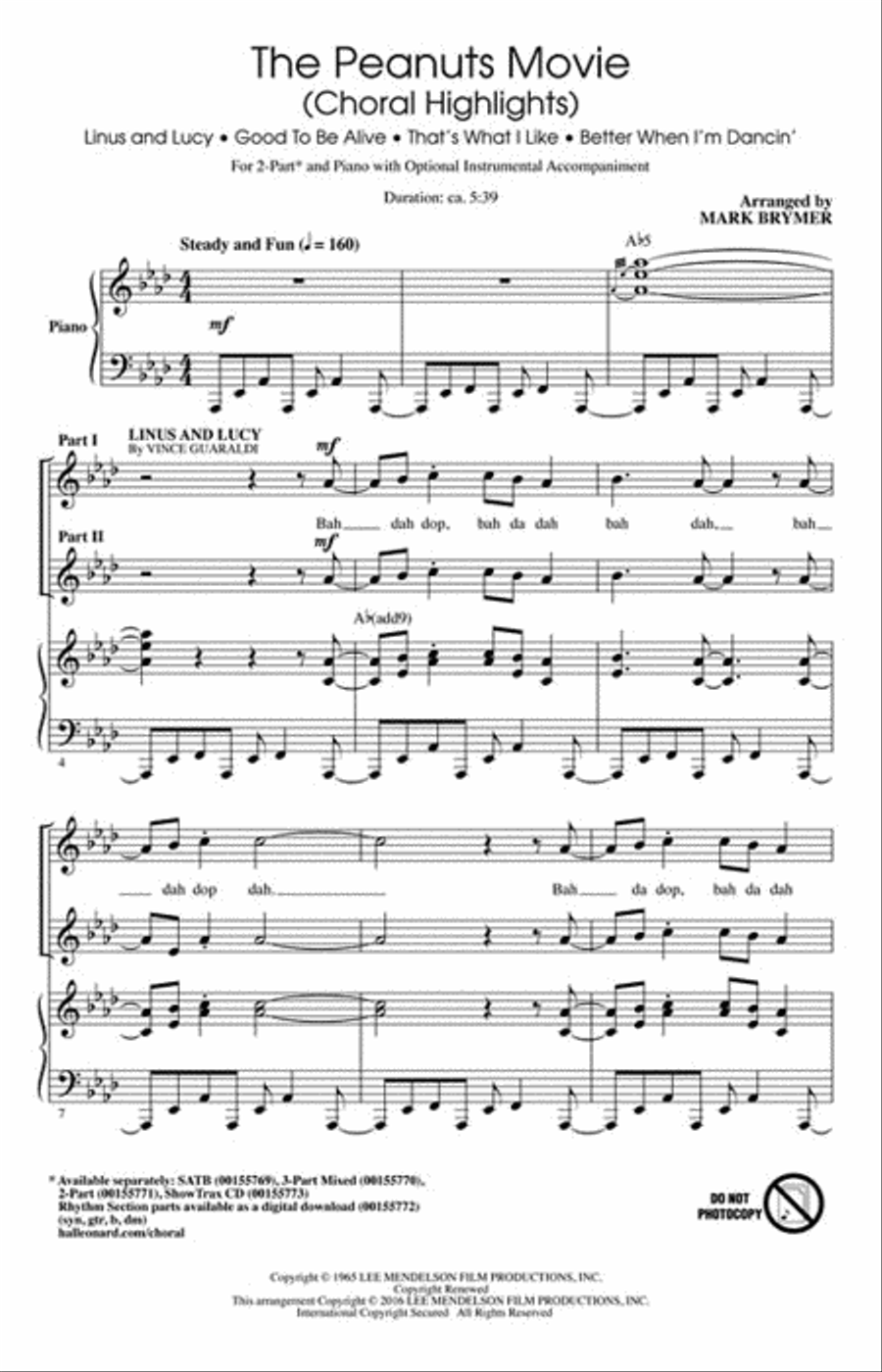 The Peanuts Movie 2-Part scores gallery preview page 2