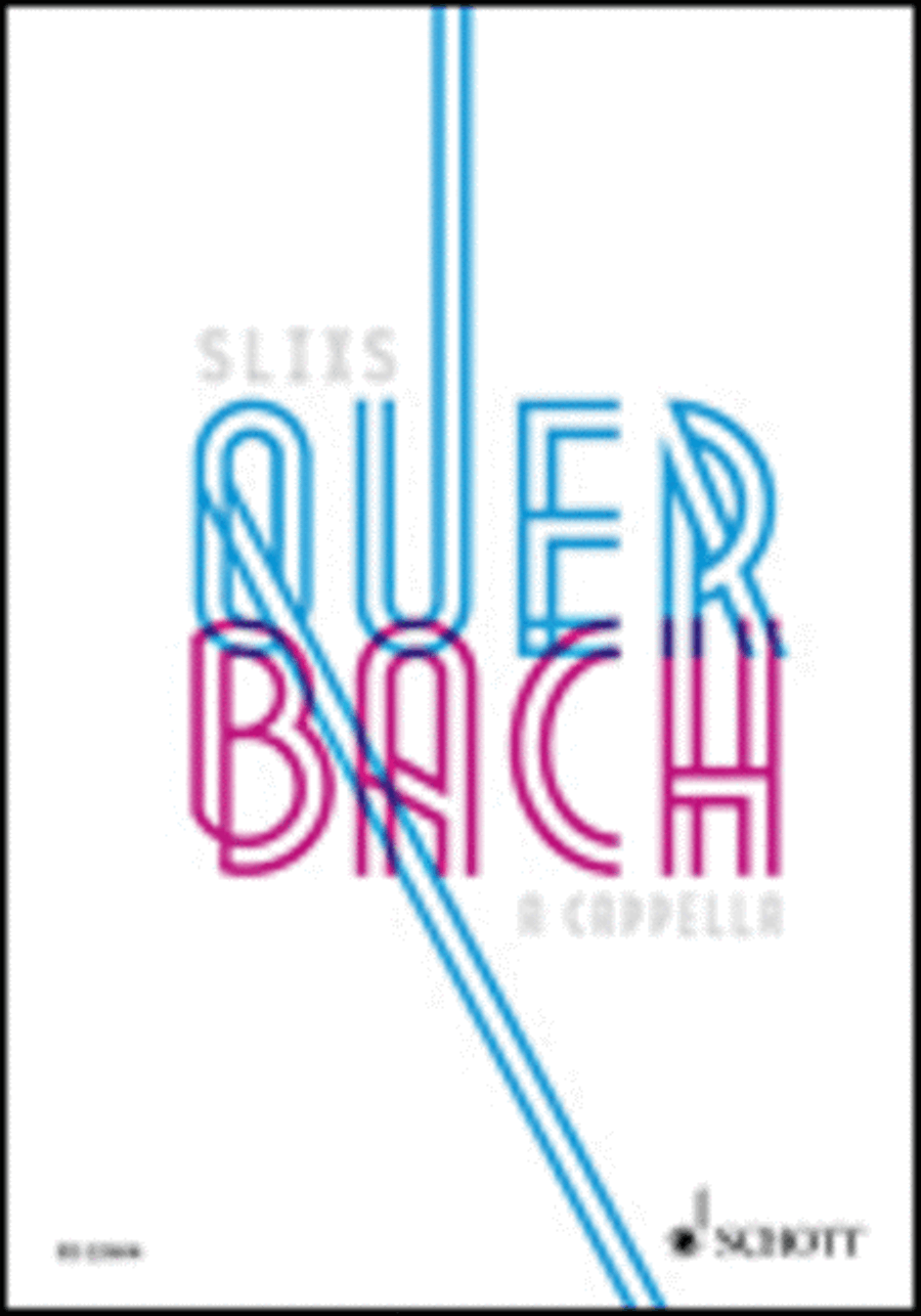 Quer Bach A Cappella Quer Bach A Cappella 4-Part scores gallery preview page 1