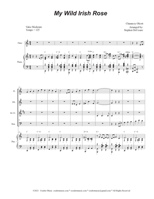 My Wild Irish Rose (Woodwind Quartet and Piano)